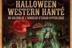 Découvrez le Edgar Hyperlodge transformé en saloon de l’horreur pour une soirée d’Halloween western hantée!